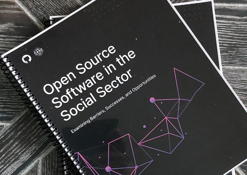 Printed version of the Open Source Software in the Social Sector report