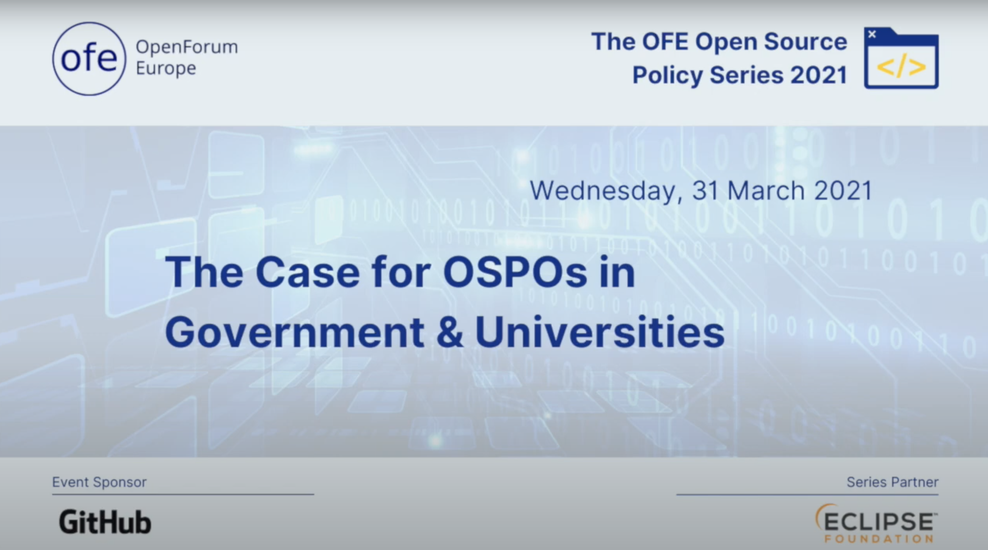 The Case for OSPOs in Government and Academia
