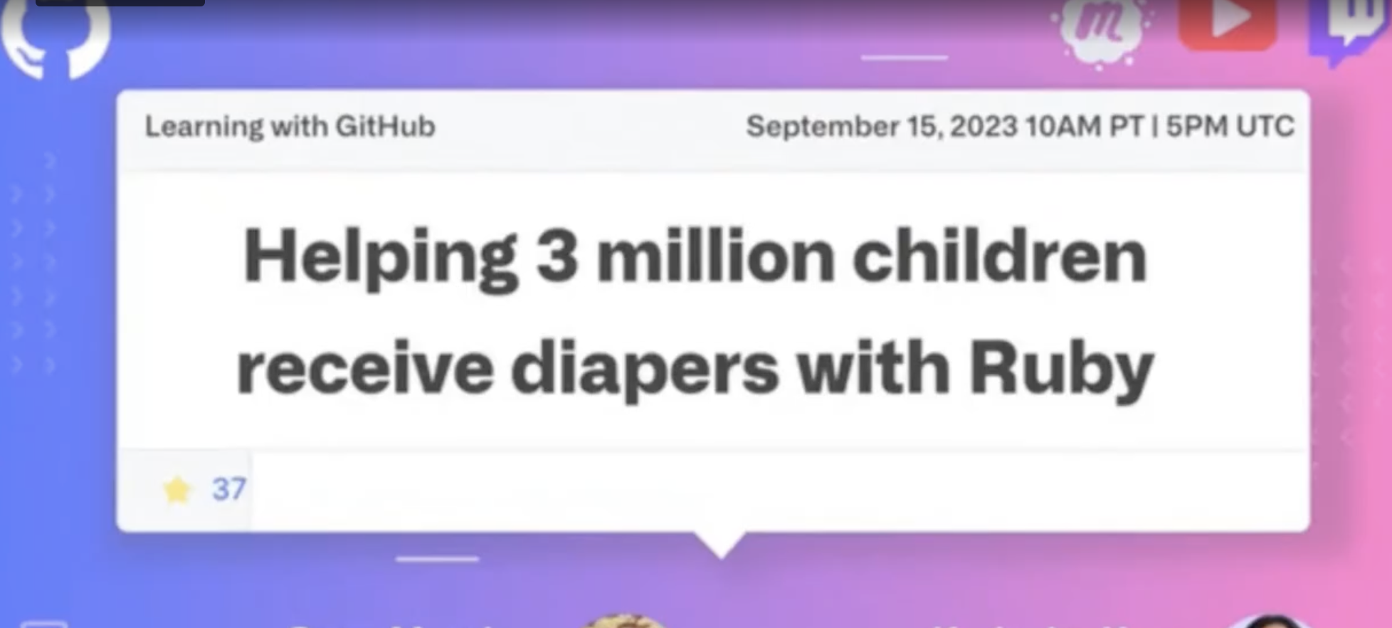 Open Source Friday - Helping 3M+ children receive diapers with Ruby