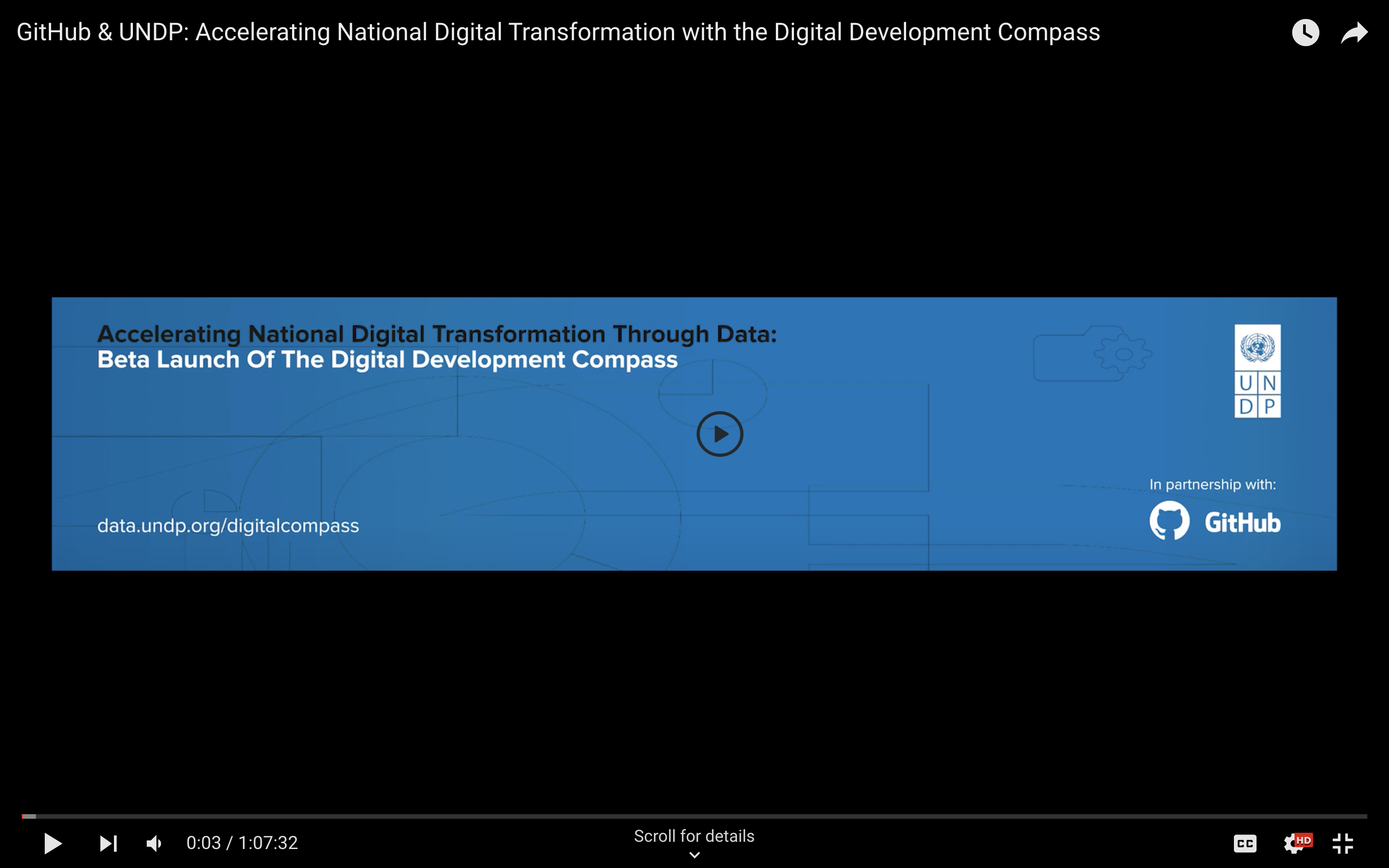 GitHub & UNDP: Accelerating National Digital Transformation with the Digital Development Compass
